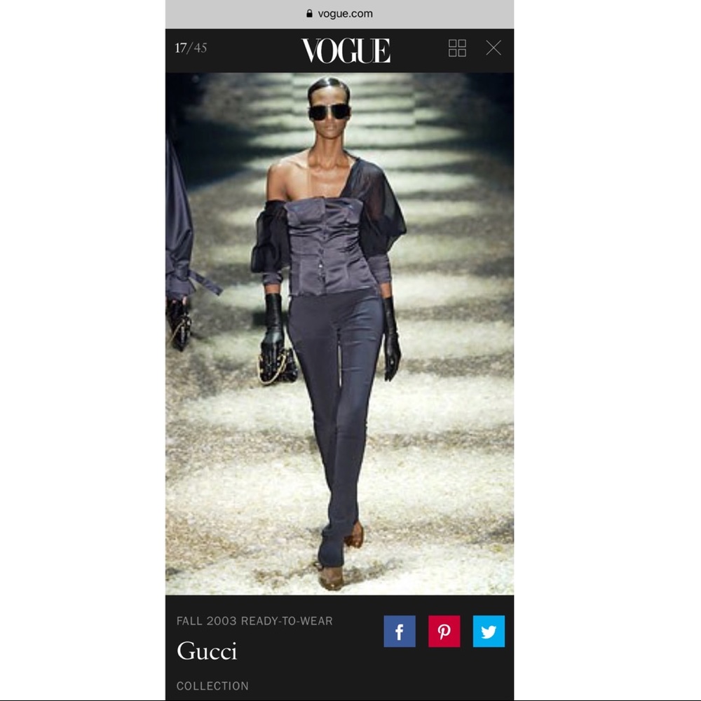 Gucci Tom Ford Runway Corset Top